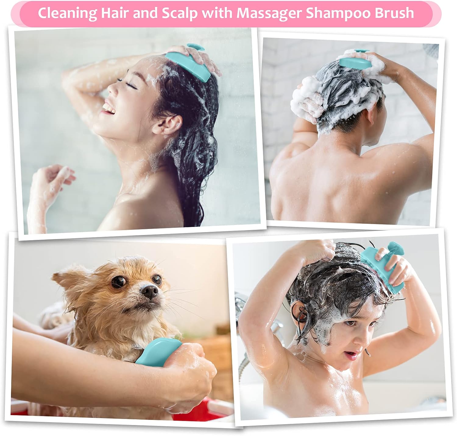Hair Scalp Massager, Shampoo Brush, Pets Hair Care Tool Hair Scalp Massager, Shampoo Brush, Pets Hair Care Tool
